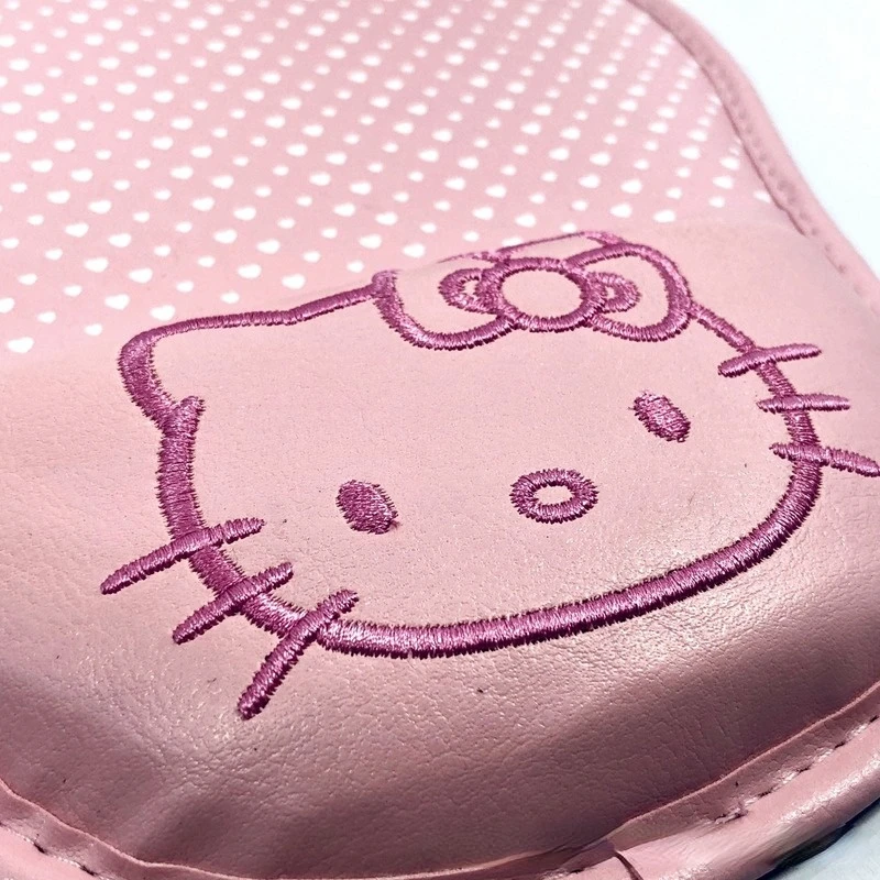 Olá Kitty Anime PU Wrist Mouse Pad, Macio, Criativo, Anti-Slip, Bonito, Kawaii, Mesa de Escritório, Presentes