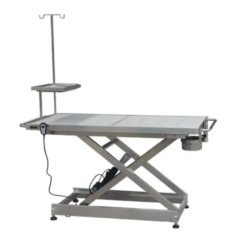 

High Quality Class II Stainless Steel Mobile Animal Surgical Table for Pet Operations Veterinary Use