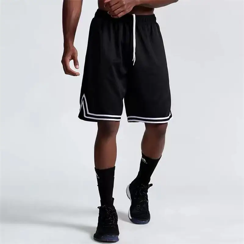 Summer Sports Shorts Men's Casual Five-Point Pants Trend Loose Basketball Outer Wear Big Pants Pants Mesh Thin Section