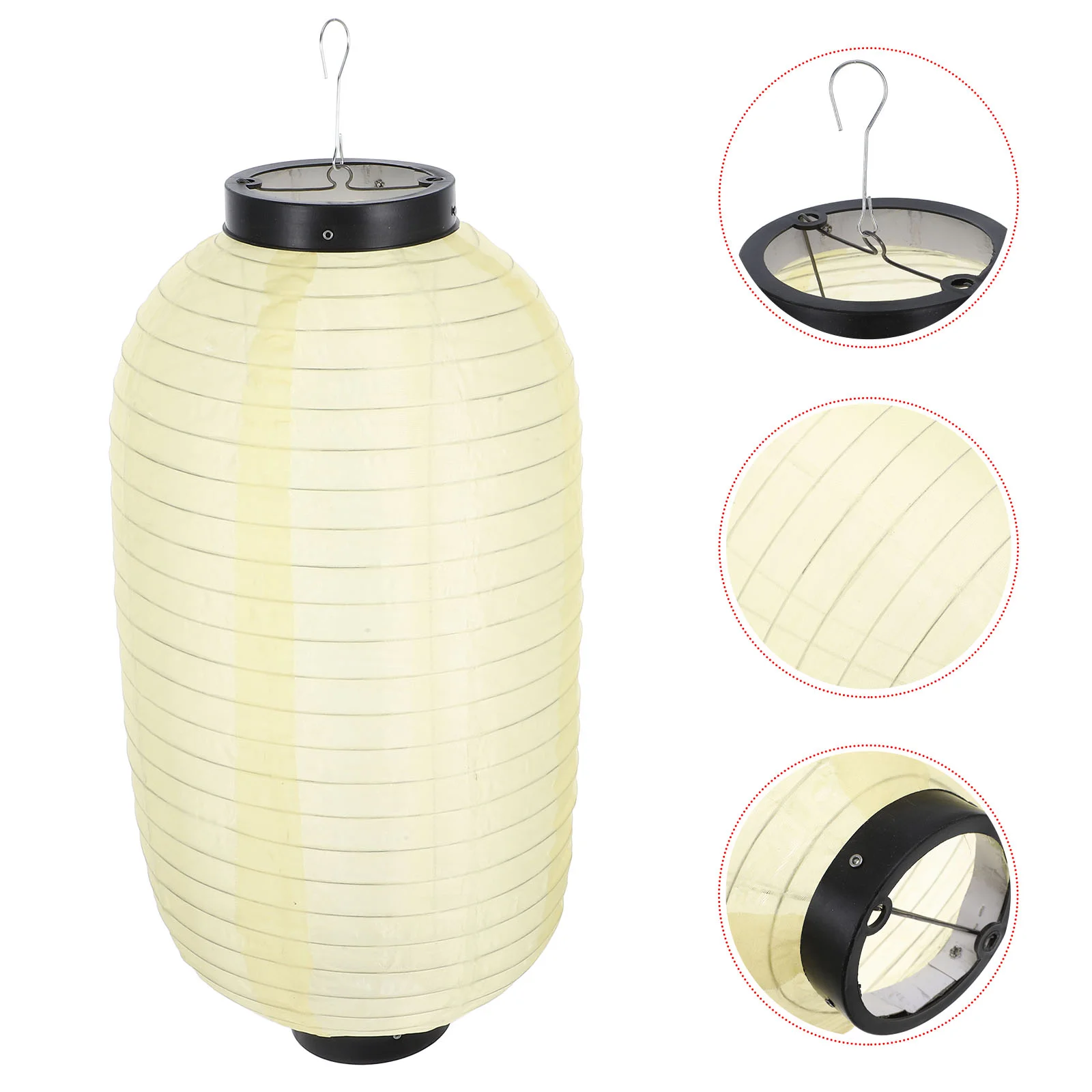 

2 Pcs Japanese Silk Lantern Good Decoration Decorative Lanterns Lamp Indoor Recyclable Style Effect