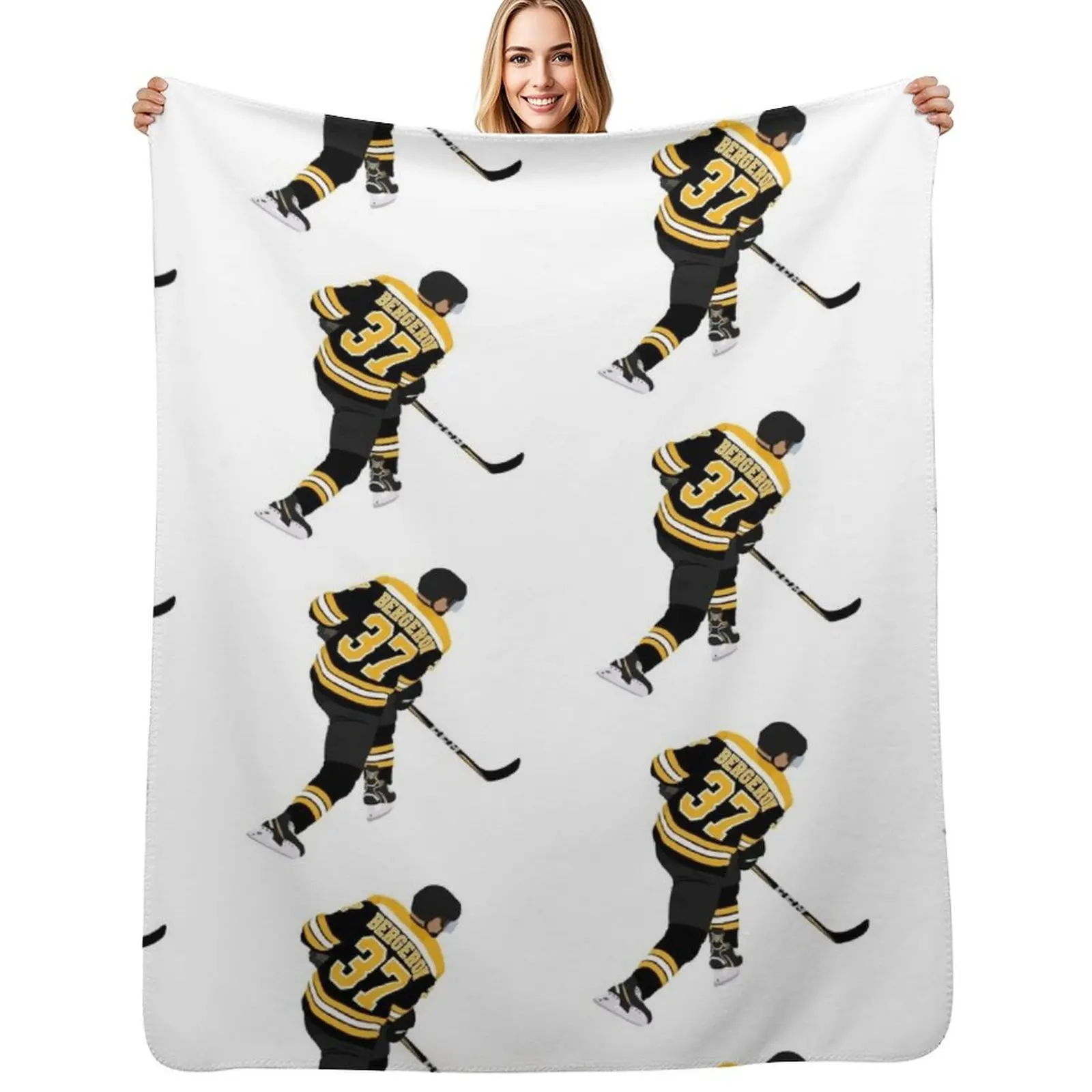 

Patrice Bergeron Throw Blanket Warm Cozy Throw Blanket for Living Room Couch