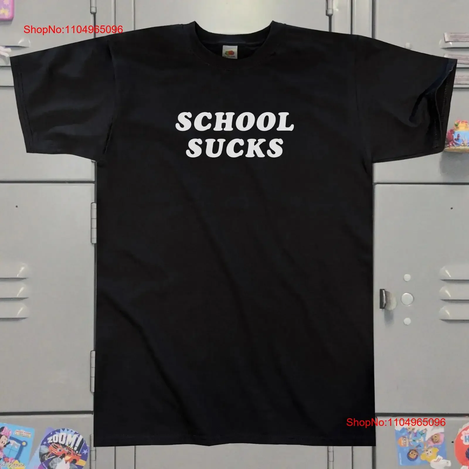 

School Sucks T Shirt Mens S M L XL vintage Washed Stylish Stretched Versatile homme Soft designer clothes Breathable Unisex