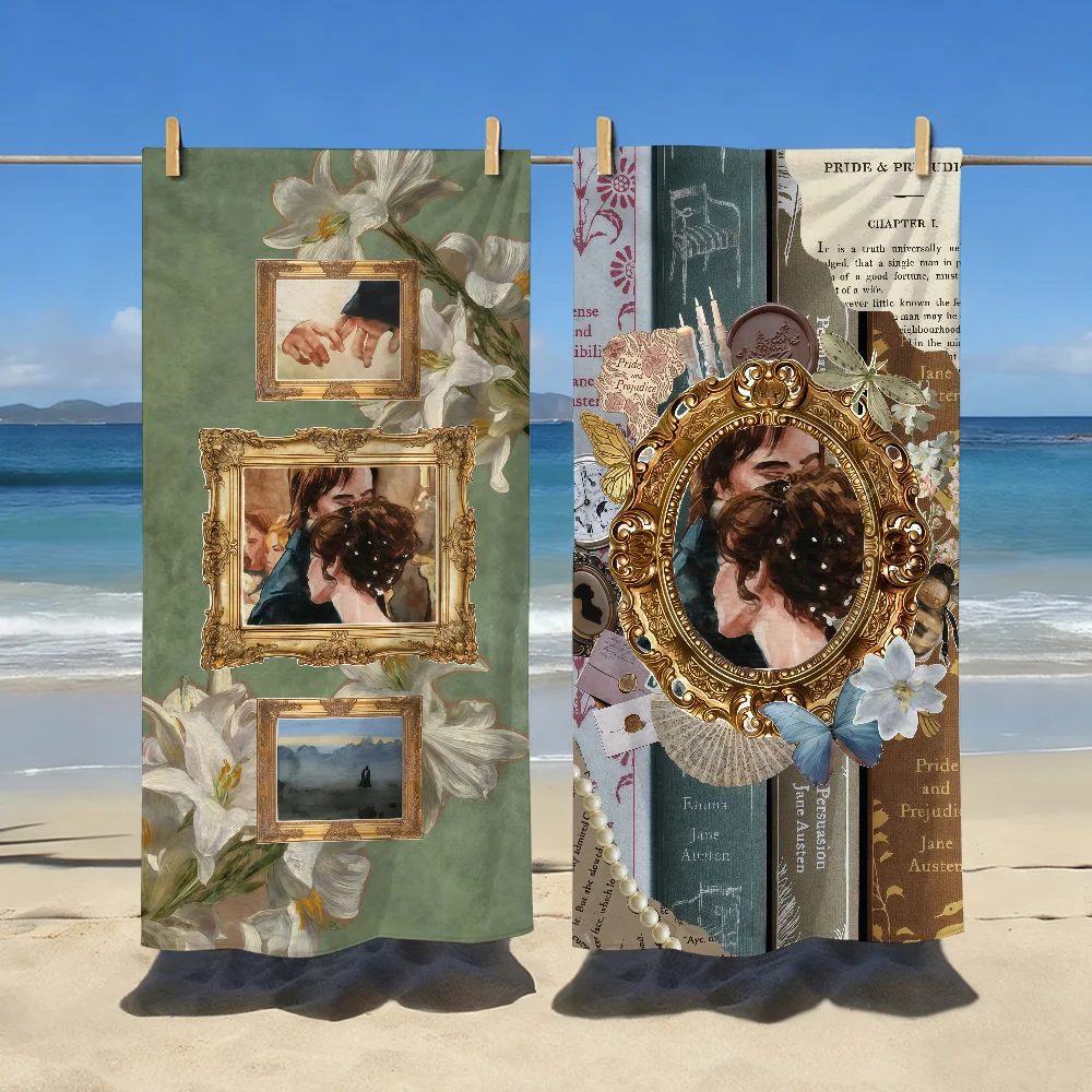 Pride & Prejudice Towel Sports Quick Dry Travel Camping Gear Sandproof Soft Light Large Beach Towel