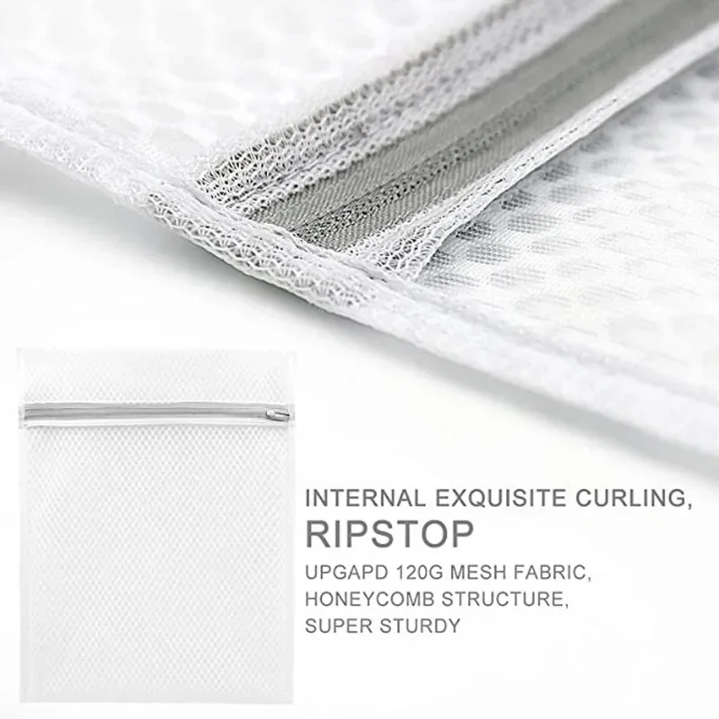 3 قطعة كيس الغسيل الشبكي انغلق البوليستر أكياس غسيل الغسيل الخشنة صافي سلة الغسيل أكياس الغسيل للغسالات حقيبة الصدرية