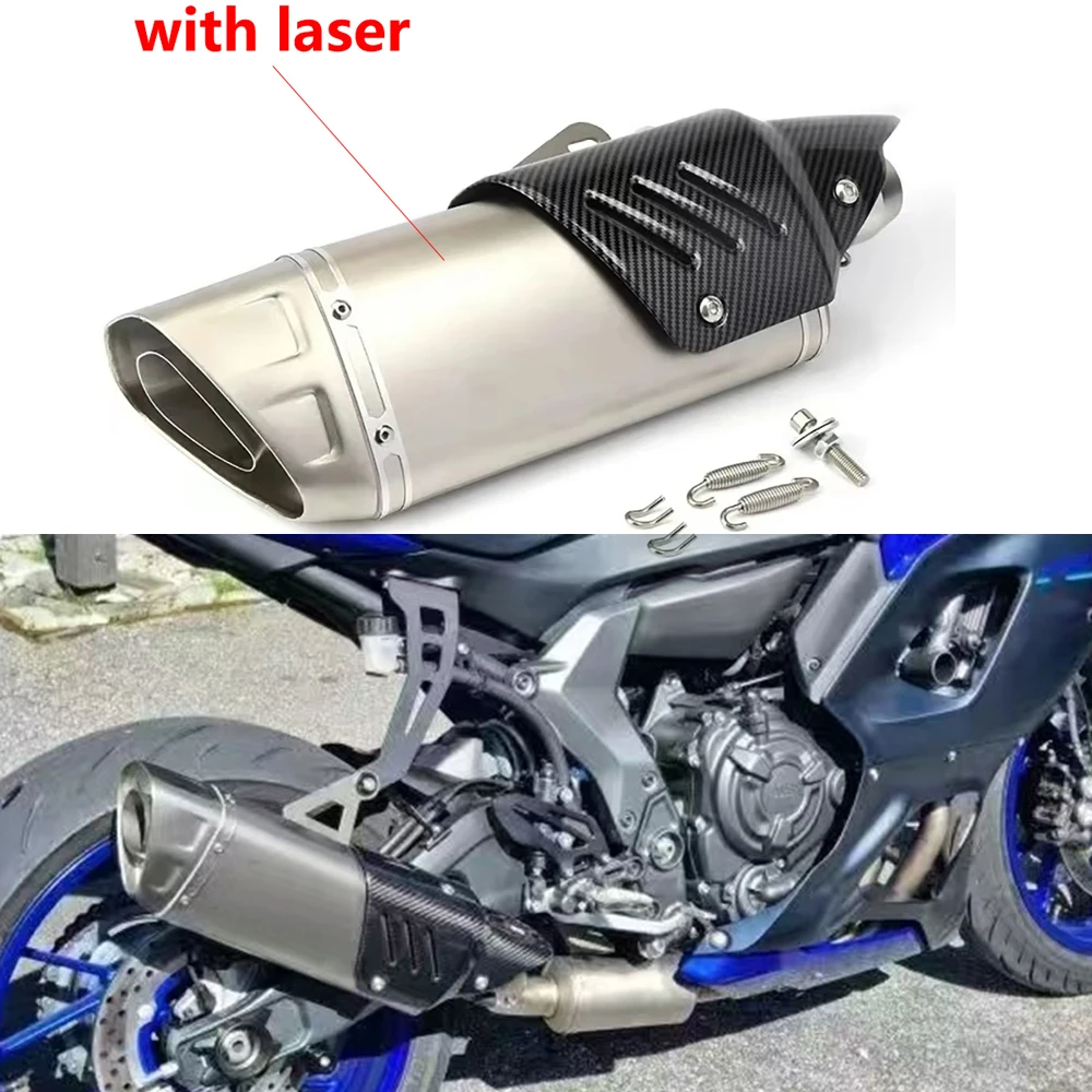 

Universal 51mm Motorcycle Exhaust Muffler Escape AKR for KTM RC 125 250 390 for R6 R3 Ninja Z 400 250 Z900 ZX6R