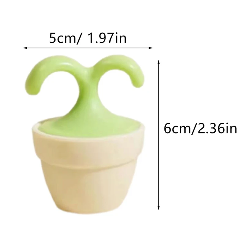 Roller Ball Relaxing Massager Manual Massage Ball In Flower Pot Shape Stress Relief Mini Innovative Manual Roller Massager Tool