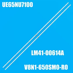 2pcs/lot LED backlight strip for 65NU7100 UN65NU7100 UN65RU7100 UN65NU6080 UN65NU6900 UN65RU7300 UE65NU7100 UE65NU7400U