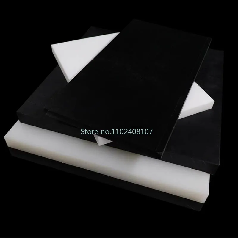 Wit Zwart POM Vel Board Hard Plastic Polyoxymethyleen Plaat Antistatische Plaat Dik 2/3/4/5/6/8/10/12/15/20/30mm