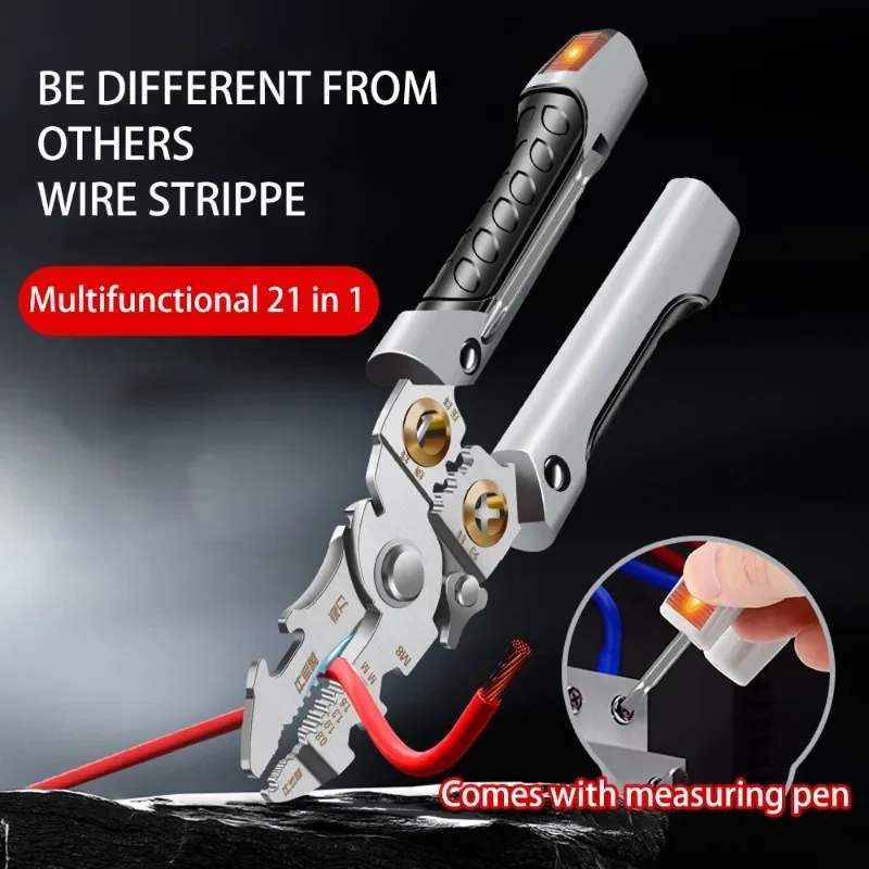 

Multifunctional Wire Stripping Pliers Wire Stripping Pliers Wire Cutters Electrician Measuring Pliers Special Tools Electricians