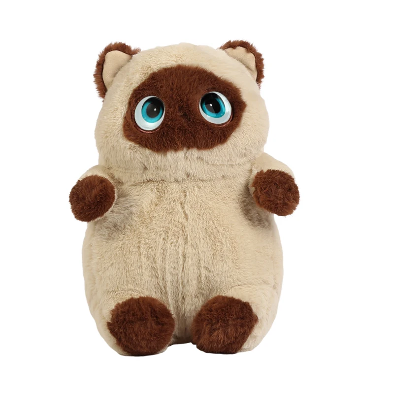 AI Interactive Talking Cat Plüschtier, süßes chattes Stofftier, Kinderkomfort, Begleiter, perfektes Geschenk für Jungen und Mädchen