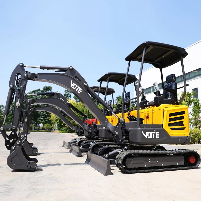 EbMini Bagger-Petit moteur diesel multifonctionnel, petite pelleteuse, escavadora, fabrication en usine chinoise, livraison gratuite