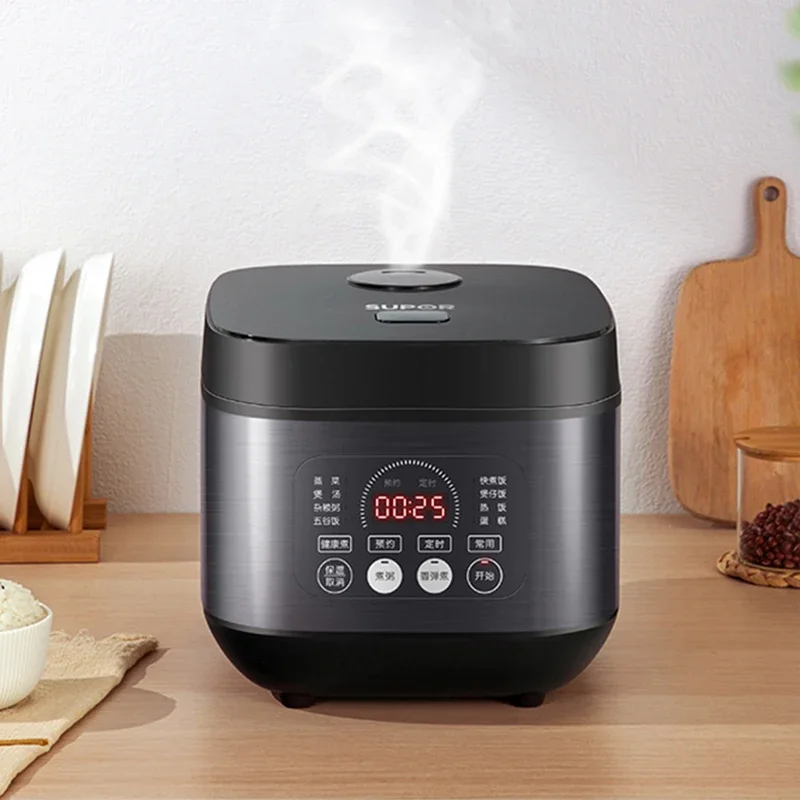 3L-5L Electric Rice Cooker Household Smart Multifunction Soup Rice Cooking Machine Non-stick Liner For 2-11 Person