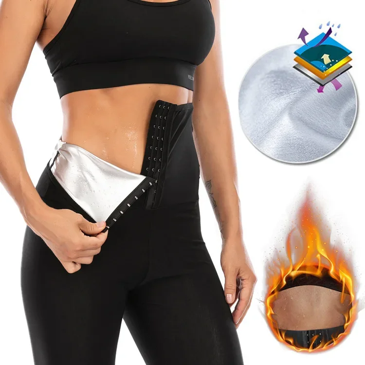 Sweat Sauna Waist Trainer Body Shaper Shorts Slimming belt Fitness Sheath Fajas Shapewear Women Pants Tummy Thermo Gym Leggings