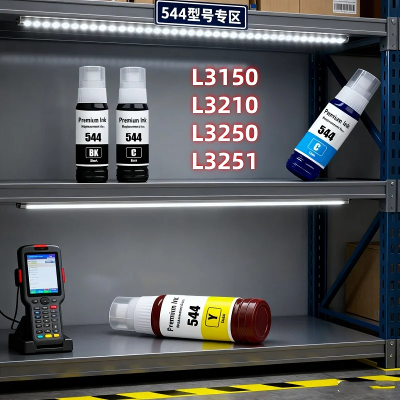 

4pcs L1210 L3110 544 Premium Refill Ink for Epson Ecotank L3150 L3210 L3250 L3251 Ink L3260 L5290 4 Color