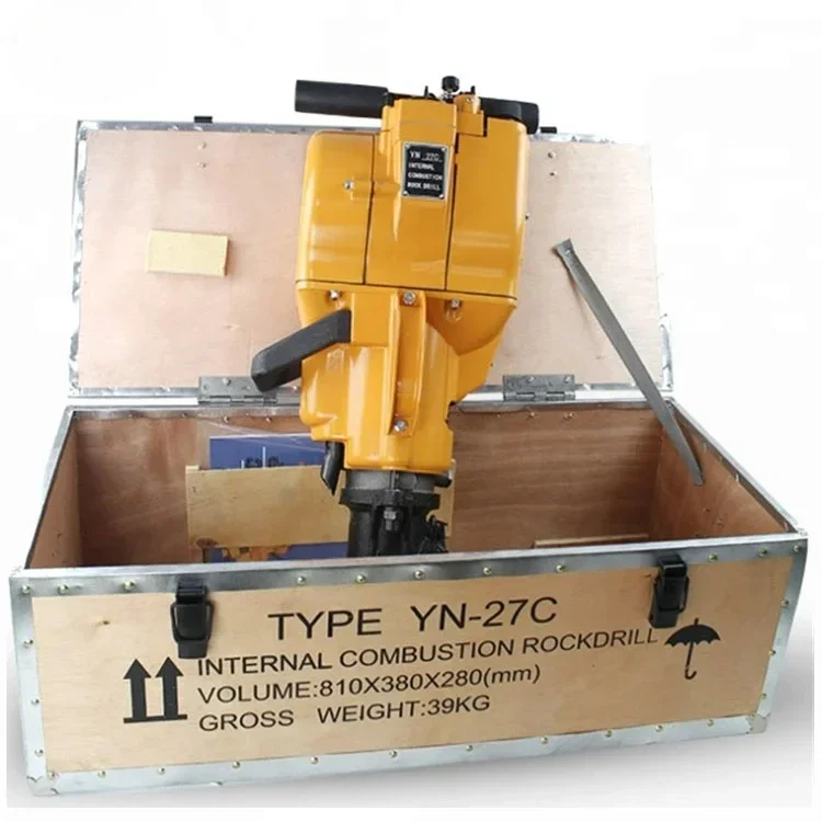 portable small YN27C Petrol Driven rock drilling machine used for mining stone