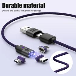 5A Magnetic Charging Cable Cable For OnePlus 10 9 Pro 9R 8 8T 7 6 Nord 3 2 65W Charging Cable Type-C For Realme GT Fast Charger