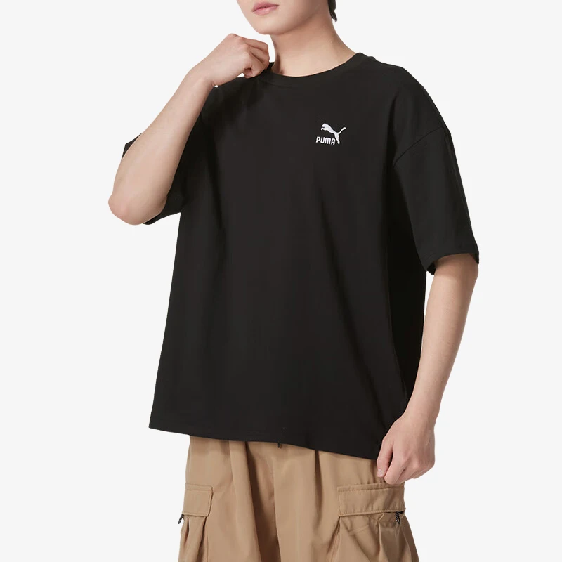 

Puma Genuine Summer New Unisex Classic Round Neck Sport Casual Short Sleeve 627004-01