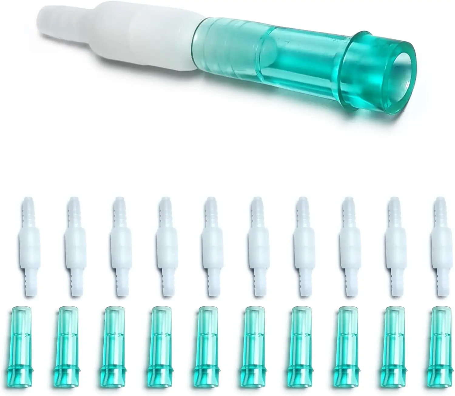 Oxygen tube rotary connector, seamless rotary tube or pipe, 360-degree rotation, standard size