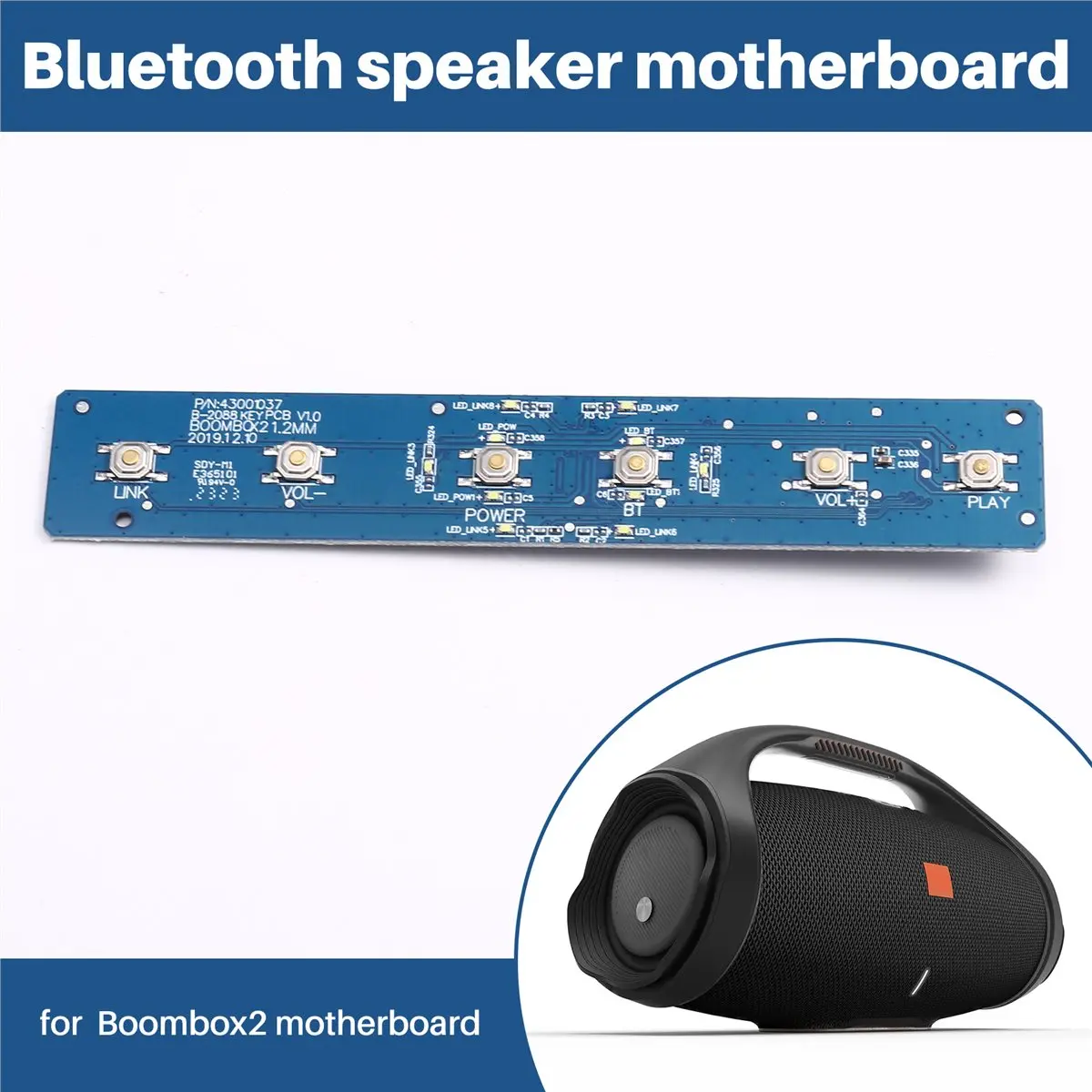 goodidea Repair and Replacement for JBL Boombox2 ND Version Bluetooth Speaker Motherboard