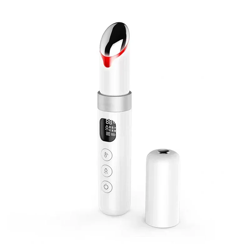 Massaggiatore elettrico per occhi Sollevamento della pelle degli occhi Antietà Rughe Strumento per la cura della pelle Vibrazione Hot Relax Occhi Terapia fotografica Comfort portatile