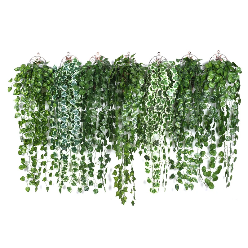 Mur de Plantes Vertes Artificielles, 90cm, Lierre, Cuir oral elu, Pothos, Bégonie, Vigne, Maison, Jardin, Décoration de ixde Mariage