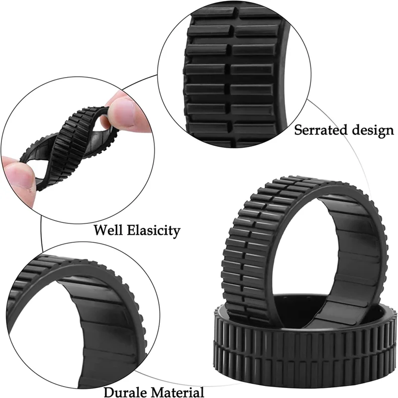 Neumáticos de rueda antideslizantes para Robot Braava 380 380T 320 Mint5200, repuestos de aspiradora, 2 uds.