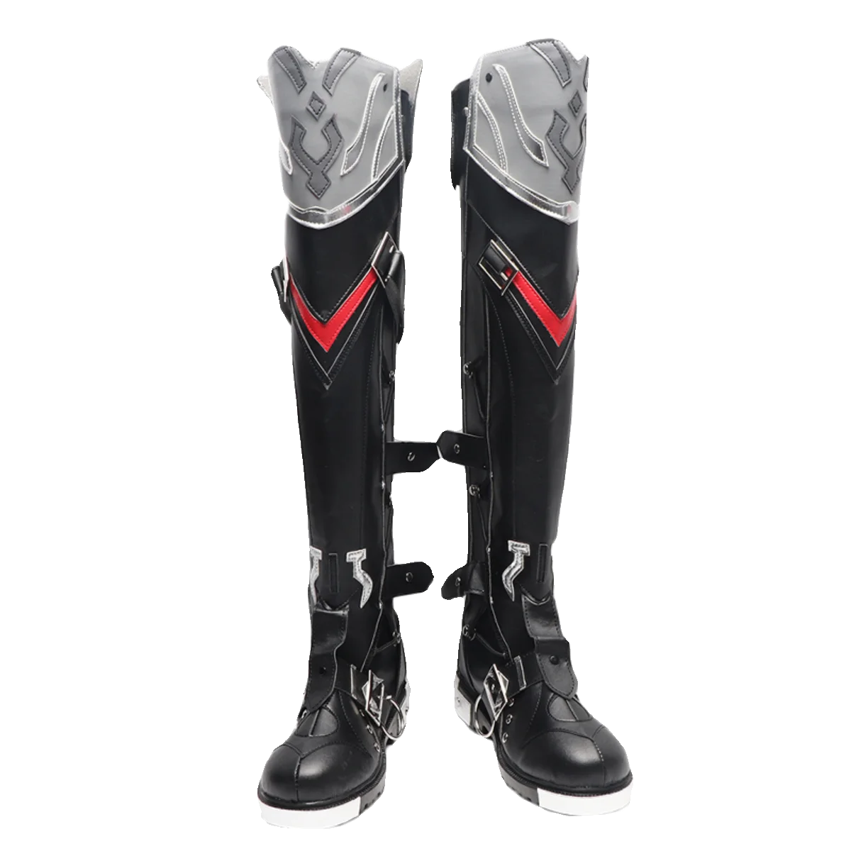 Genshin Impact Wriothesley Cosplay bottes chaussures Cosplay Anime Style chinois Halloween Costumes hommes jeu