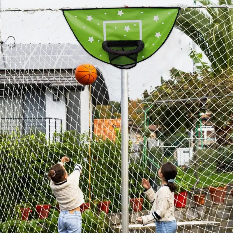 Trampolin Ring Basket Lampiran Papan Bola Basket untuk Anak-anak Dewasa Ring Basket untuk Dunk Fit Aksesori Trampolin untuk