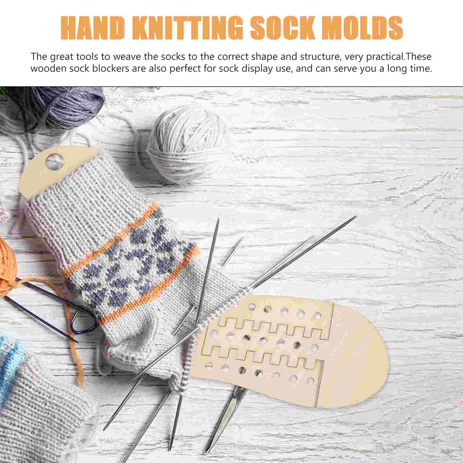 Sock Knitting Tools Stocking Display Models DIY Woven Socks Hand Molds Blockers for Kit