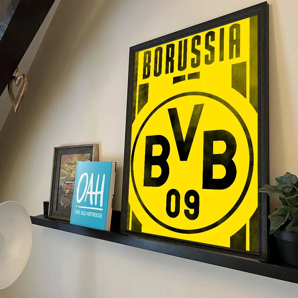 1 قطعة B-بوروسيا D-Dortmund نادي المشارك ذاتية اللصق الفن ورق مقاوم للماء ملصق مقهى بار غرفة جدار ديكور