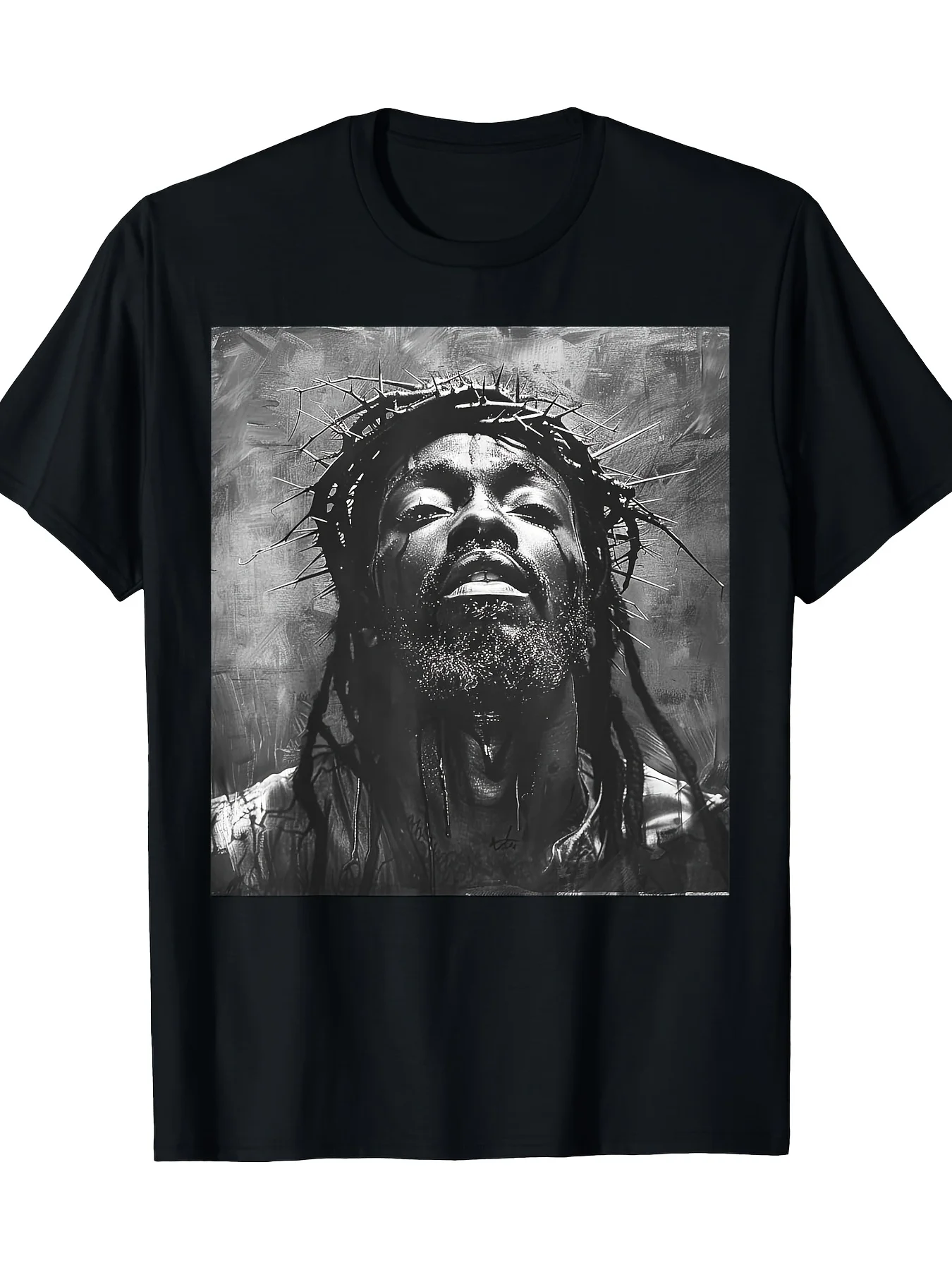 

Футболка с рисунком «Черный Иисус, христианство, церковь, Христос, Иисус», S-3XL, футболка на день рождения, забавные подарки для мужчин lwf, 180 г