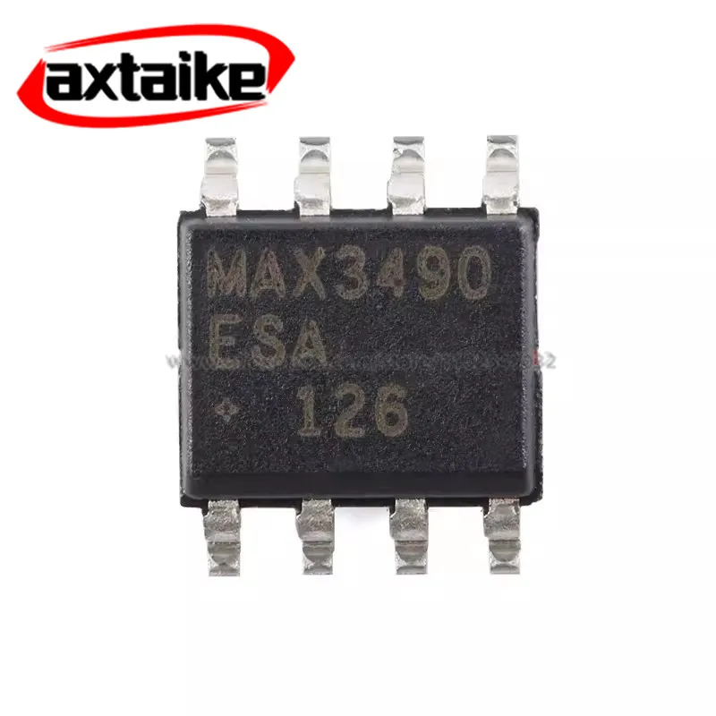 5PCS MAX3490ESA SOP-8 MAX3490 SMD 3.3V Powered 10Mbps And Slew-Rate-Limited True RS-485 RS-422 Transceivers IC