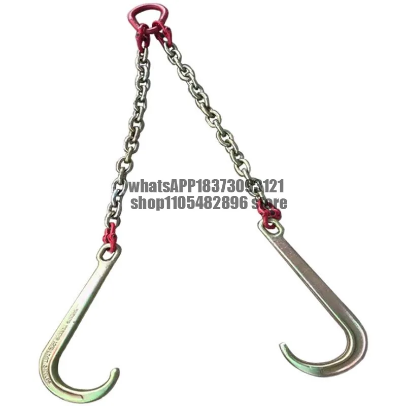 Tow truck accessories: double hook, tow hook, rescue vehicle, double chain hook chain