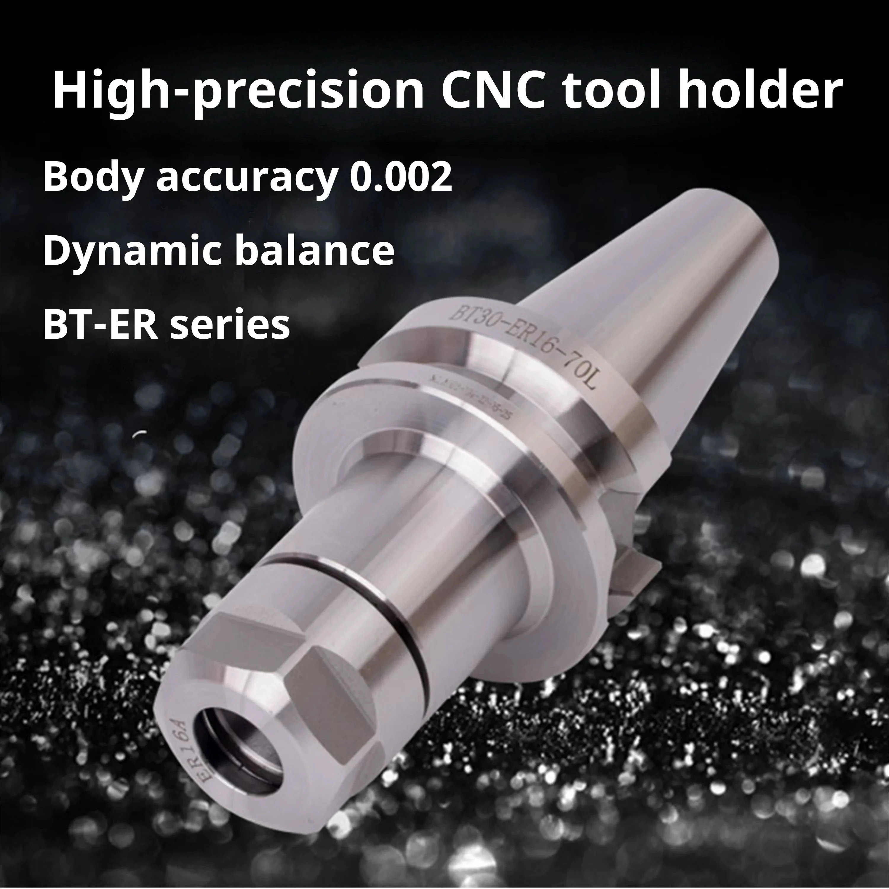 BT40 Dynamic Balancing BT-ER Collect Chuck ER16 ER20 ER25 ER32 70L 100L CNC Machining Center Spindle Tool Holder