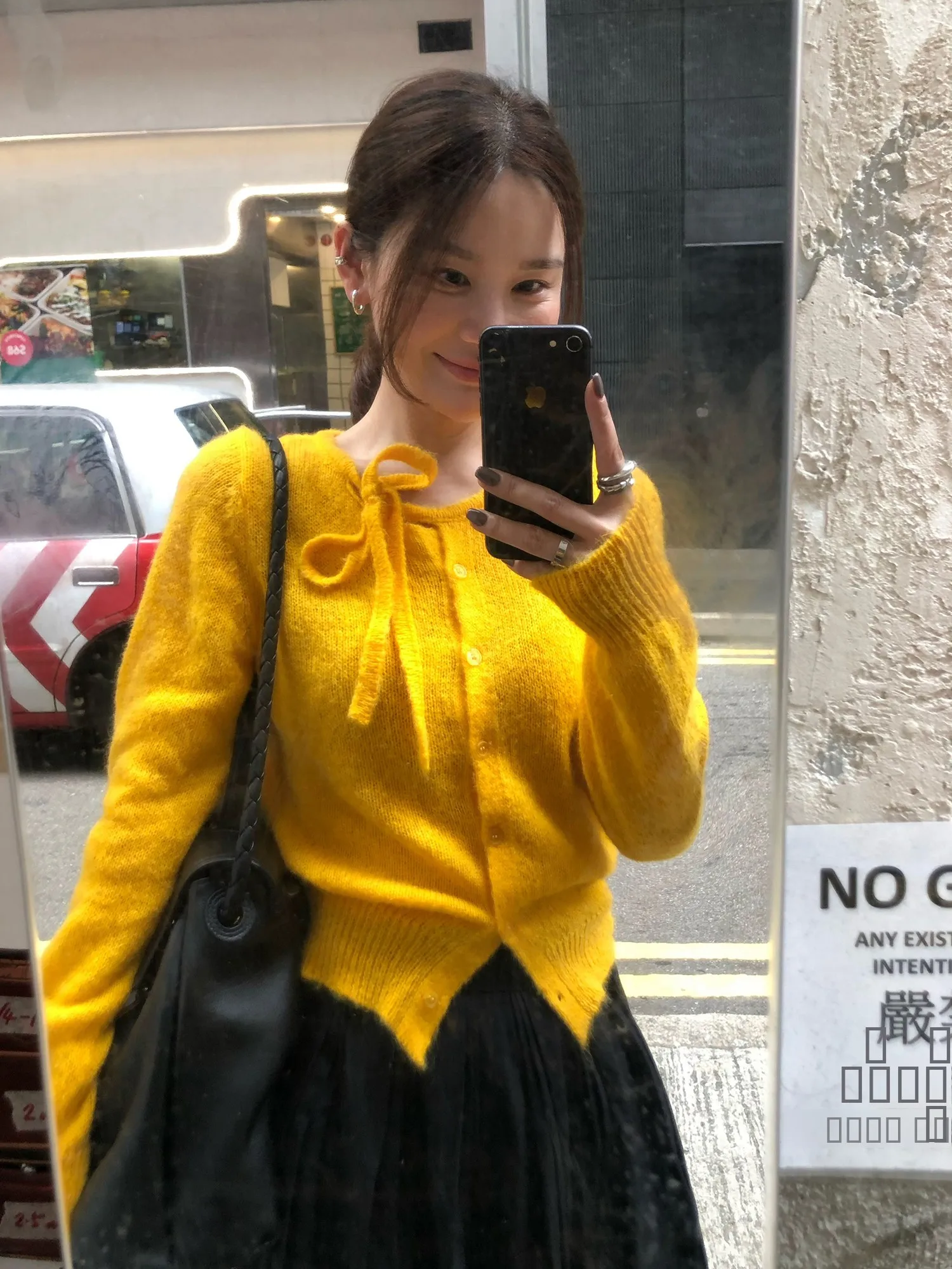 

WXLSTUDIO Kamir Sle Asymmetric Tied Khadi Camere Open Cardigan Women's Spring Autumn New round Ne Long Sve Top