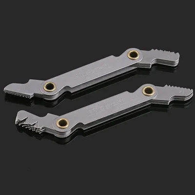 Machining Threads Screw Cutting 55 /60 degree Gauge Stainless Steel Angle Arc Model Angles Measure Tool