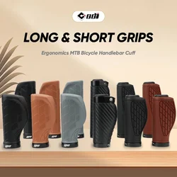 ODI MTB Grips Long Short Mountain Bike Handlebar Cover Ergonomic Lock on MTB Folding Bike Cuffs Anti Slip Shock Absorption Pads
