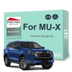 9Pcs Led Interior Light Kit For Isuzu MU-X Mux 2013 -2018 2019 2020 2021 2022 2023 Led  Dome License Plate Light