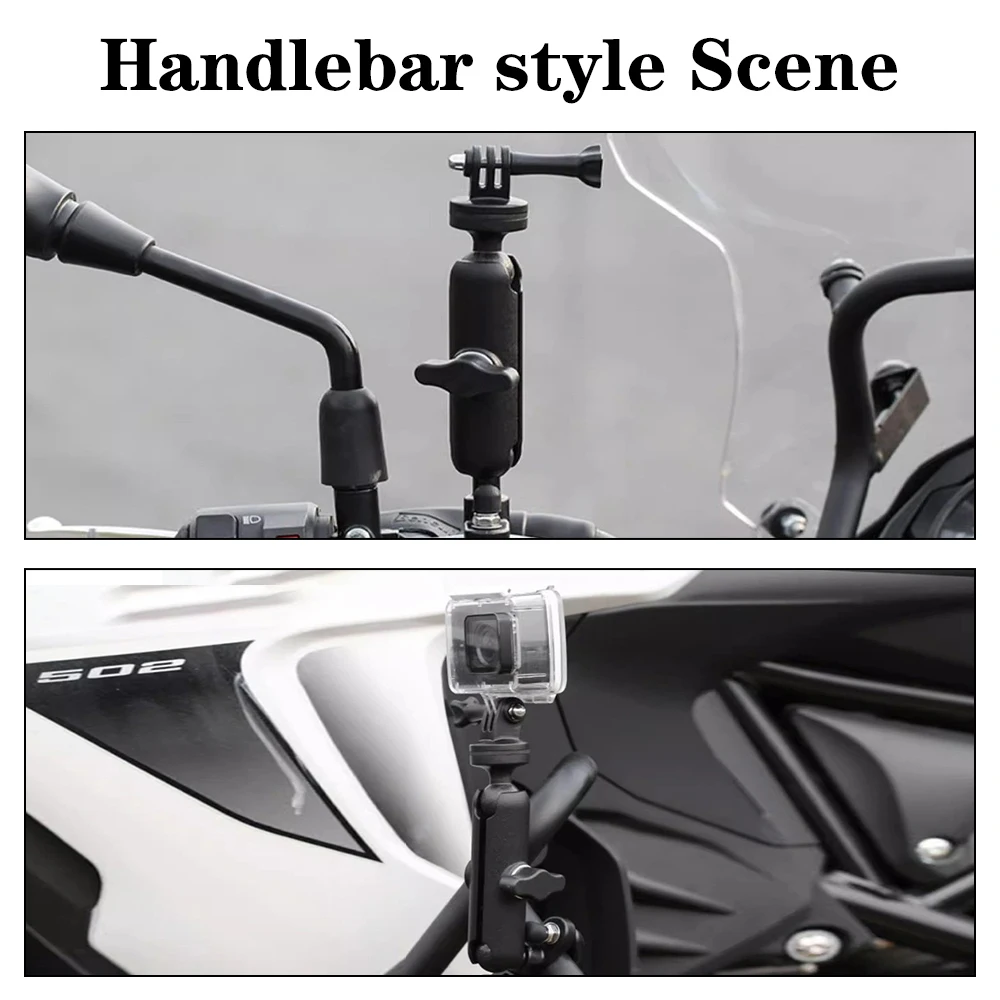 Bicycle Holder Bracket For Action Camera /Video Recorder Bike Handlebar Mount 360 Rotating Anti-shock Motorcycle Camera Holder