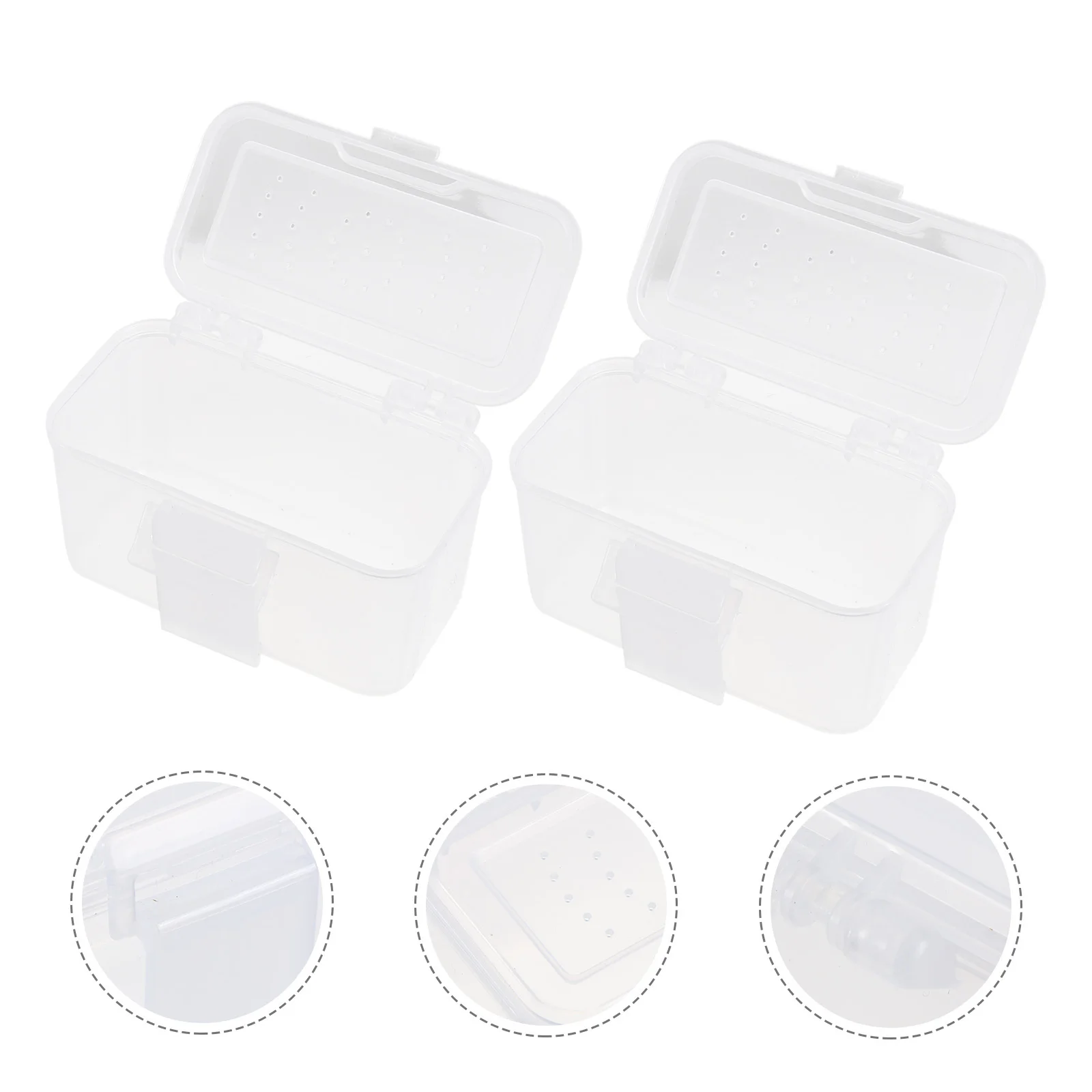 2 قطعة صندوق دودة الأرض البلاستيكي تنفس دودة الدم تربية حقيبة للتخزين المحمولة الصيد الطعم حارس للزواحف مستلزمات الحيوانات الأليفة