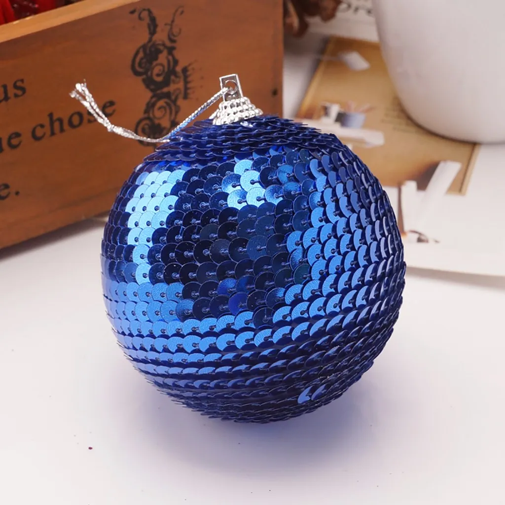 

Rhinestone Glitter Christmas Ball Christmas Tree Ornament Hanging Party Home Garden Decoration New Year Gifts Home Decor
