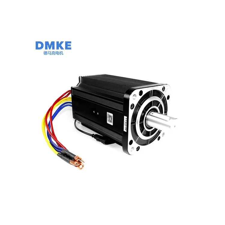 

DMKE Custom 6000w 6kw 72v 98a 3000rpm 19nm gearless electric brushless dc motor