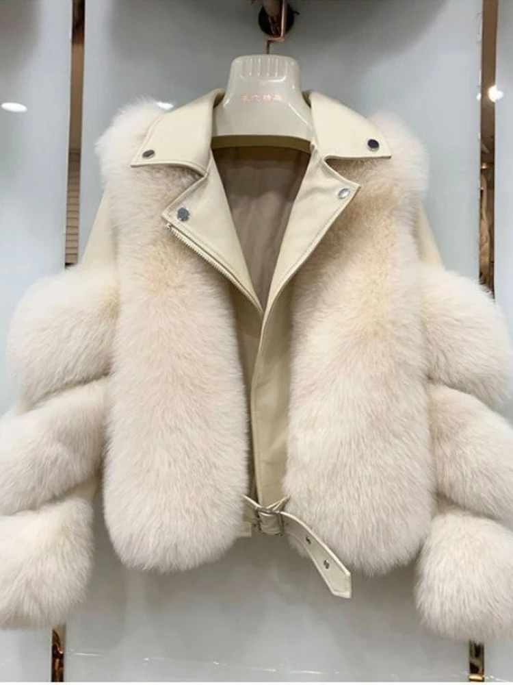 冬の新作 レディース スプライスコート イレギュラーレザー ジップアップ ターンダウンカラー ジャケット ストリートウェア 厚手 暖かい 無地コート ハイネック