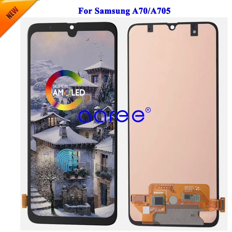 6.5\' AMOMLED OLED LCD For Samsung A70 2019 A705 LCD A70 lcd For Samsung A70 A705 LCD Screen Touch Digitizer Assembly