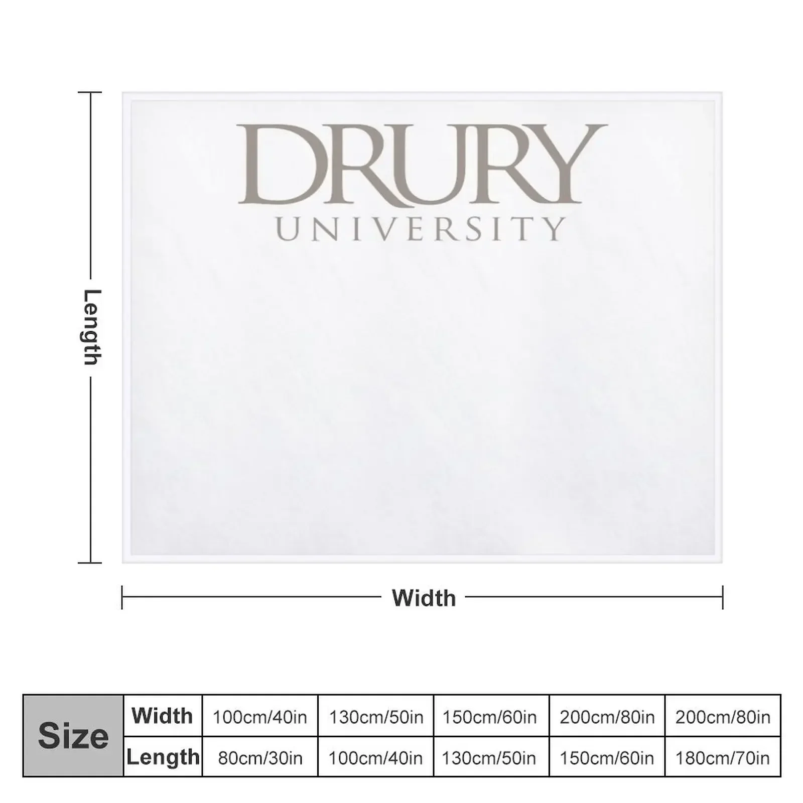 Drury University Classic Throw Blanket Weighted Winter beds Blankets