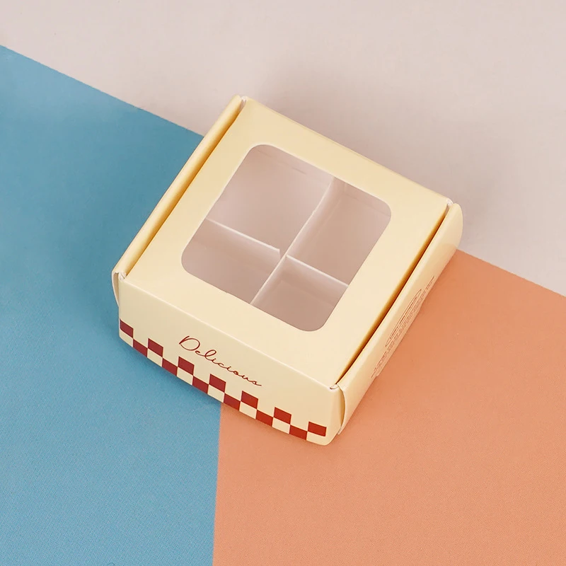 2Pcs/set Dollhouse Miniature Empty Cake Dessert Boxes 1/12 Mini Simulation Food Decoration Model Dolls House DIY Accessories