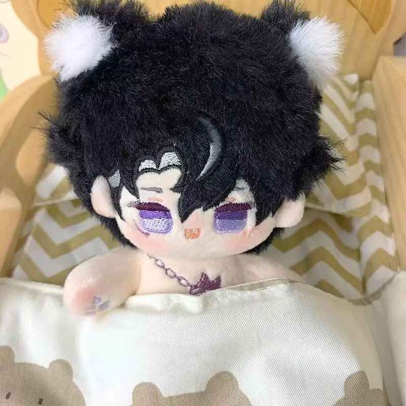 10cm Genshin Impact Wriothesley  Anime Figures Cosplay Plush Dress-up Cotton Doll Toys Stuffed Plushie Gift Birthday Gift