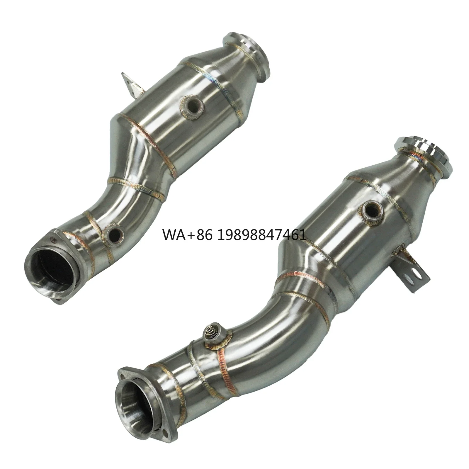 

Golden Fish Scale Welding 304 Stainless Steel Downpipe Exhaust for Mercedes-Benz C43 E43 E400 W205 M276 3.0T 2016+