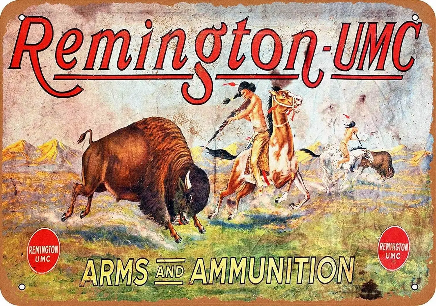 Metal Sign - Remington Arms Ammunition - Vintage Wall Decor Art-aluminum sign