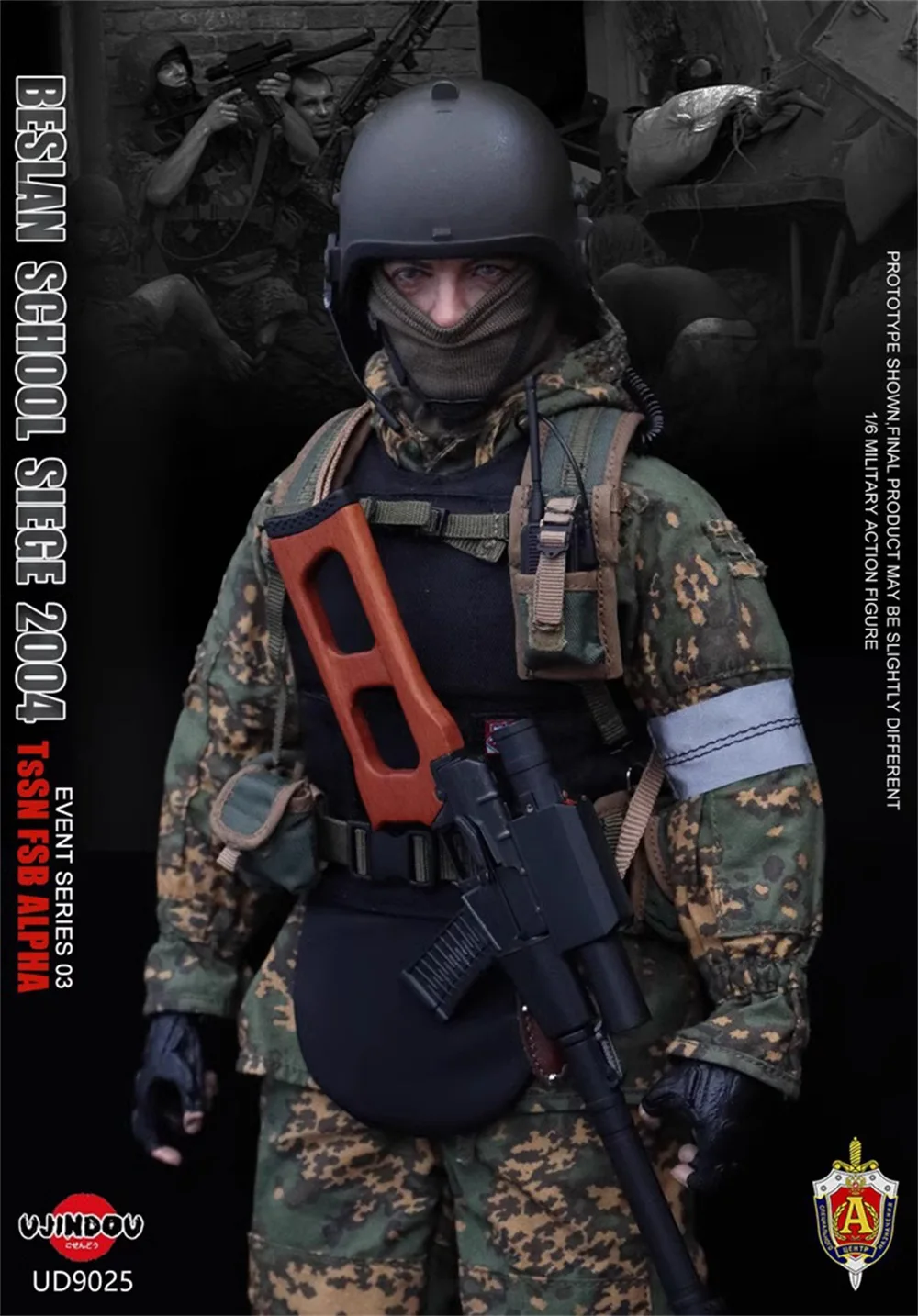 

1/6 UJINDOU UD9025 Male Soldier FSB School 2004 Year Full Set Action Figure Model For Fans Collectable Gift